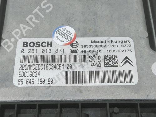 Engine control unit (ECU) PEUGEOT PARTNER Box Body/MPV 1.6 HDi | BP30984845M57 - Image 2