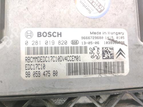 Engine control unit (ECU) CITROËN C3 II (SC_) 1.4 HDi 70 (SC8HZC, SC8HR0, SC8HP4) | BP28220888M57 - Image 2