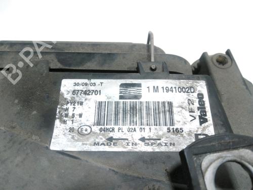 Højre forlygte SEAT LEON (1M1) 1.9 TDI | BP28266214C29 