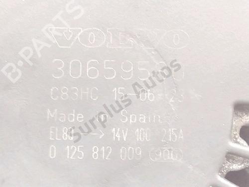 Alternator VOLVO V40 Hatchback (525) D2 | BP29471131M7 - Image 5