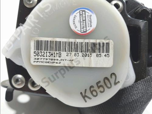 Rear left seatbelt RENAULT CAPTUR I (J5_, H5_) 1.5 dCi 90 (J5N4, J5M5, J5MW, J5M6, J5AL, J5AJ) | BP33034338I29 - Image 3