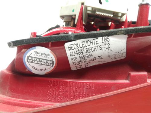 Right tailgate light AUDI A5 (8T3) S5 quattro | BP28267428C80 