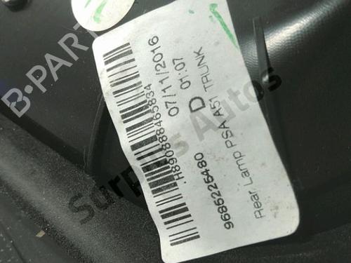 Right tailgate light CITROËN C3 II (SC_) 1.4 HDi 70 (SC8HZC, SC8HR0, SC8HP4) | BP38743514C80 - Image 3