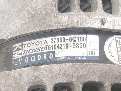 Alternator TOYOTA AYGO (_B4_) 1.0 (KGB40) | BP39764987M7  - Image 5