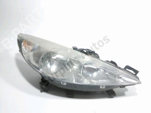 Used Right headlight PEUGEOT 207 SW (WK_) 1.6 HDi (92 hp) 32461067