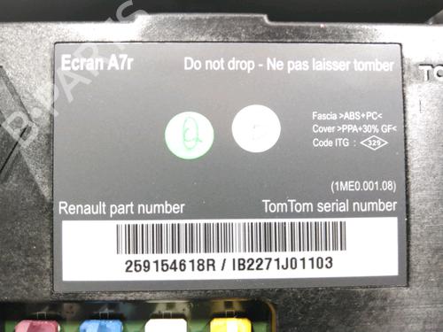 Display monitor RENAULT LATITUDE (L70_) 2.0 dCi 150 (L70H) | BP28229798C48 