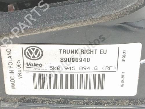 Right tailgate light VW GOLF VI (5K1) 1.4 | BP39195510C80 - Image 3