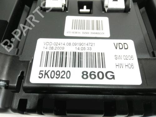 Instrument cluster VW GOLF VI (5K1) 2.0 TDI | BP28230471C47 