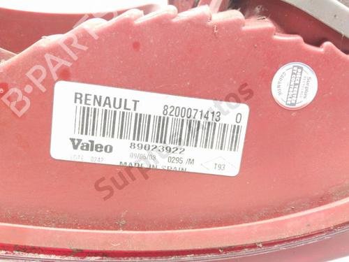 Left taillight RENAULT CLIO II (BB_, CB_) | BP31123416C34