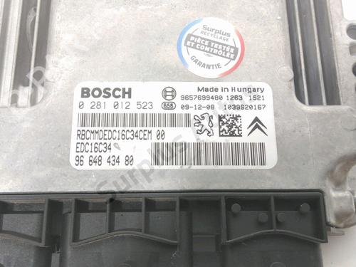 Engine control unit (ECU) CITROËN C3 II (SC_) 1.4 HDi 70 (SC8HZC, SC8HR0, SC8HP4) | BP37763008M57 - Image 2