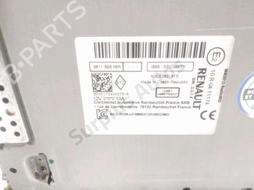 Radio RENAULT KANGOO Express (FW0/1_) 1.5 dCi 90 (FW0G, FW05, FW08, FW11) | BP28232422E6 