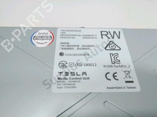 Display monitor TESLA MODEL S (5YJS) P85 | BP36153358C48 - Image 3