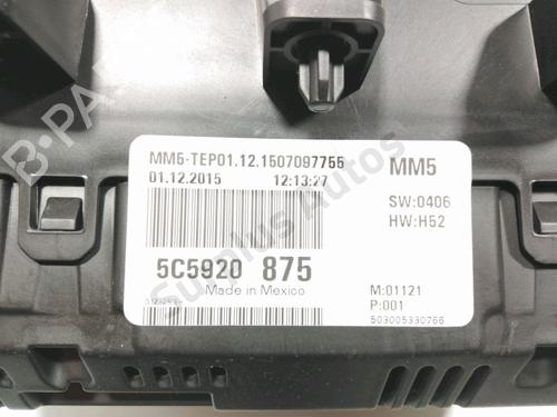 Instrument cluster VW BEETLE (5C1, 5C2) 1.2 TSI 16V | BP28230830C47 