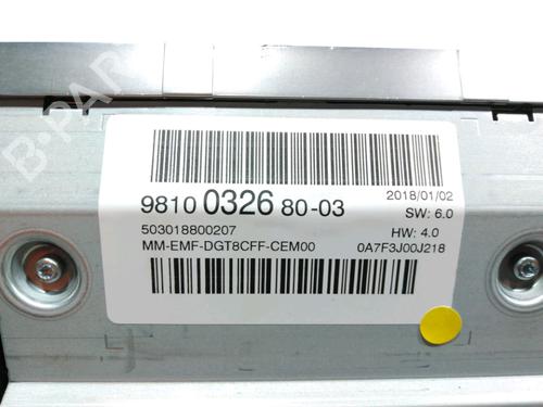 Display monitor PEUGEOT 3008 II SUV (MC_, MR_, MJ_, M4_) 1.6 THP 165 (M45GYW, M45GZW, M45GYV) | BP28229859C48 