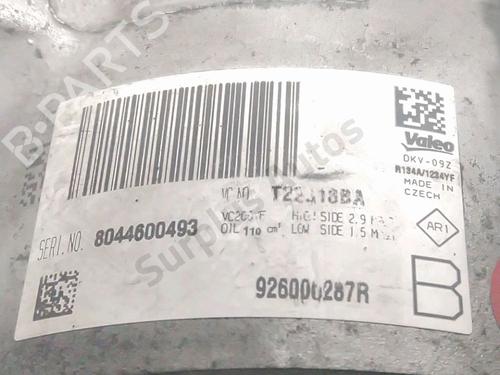 AC compressor DACIA SANDERO II 1.0 SCe 75 (B8JC, B8JD, B8NC) | BP31986364M34 - Image 5