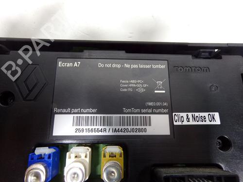 Multifunctionele display RENAULT MEGANE III Hatchback (BZ0/1_, B3_) 1.5 dCi (BZ09, BZ0D, BZ1W, BZ29, BZ14) | BP28229654C48 
