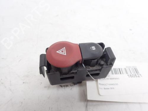 Used Warning switch RENAULT KANGOO / GRAND KANGOO II (KW0/1_) 1.5 dCi 85 (KW0K, KW0L, KW0B) (86 hp) 30989847