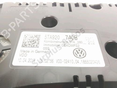 Instrument cluster VW TOURAN (5T1) 1.4 TSI | BP28230938C47 