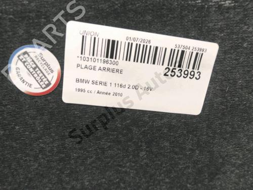 Rear parcel shelf BMW 1 (E87) 116 d | BP37066081C85 - Image 2