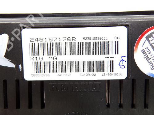 Instrument cluster RENAULT ZOE (BFM_) ZOE | BP28230205C47