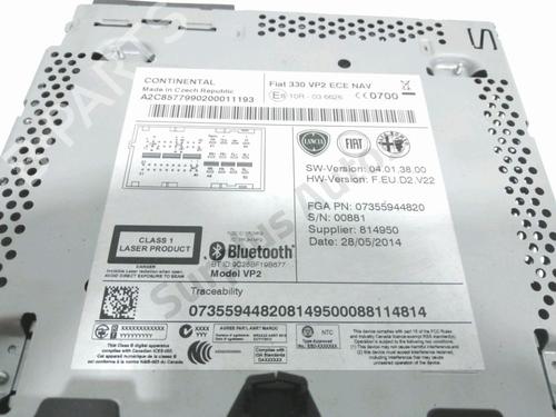 Radio FIAT 500L (351_, 352_) 1.3 D Multijet (199LXY1A, 199LXY11) | BP29008380E6