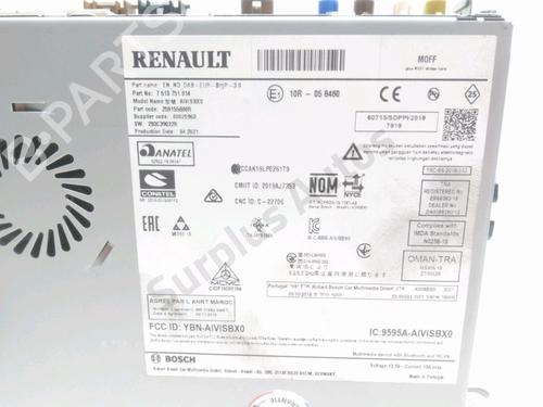 Radio RENAULT TWINGO III (BCM_, BCA_) Z.E: (BCA1) | BP28232076E6 - Image 3