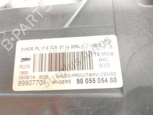 Left headlight PEUGEOT 3008 I MPV (0U_) 1.6 HDi | BP32488779C28