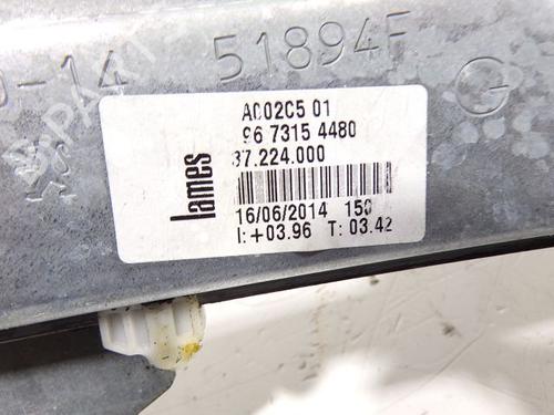 Front left window mechanism PEUGEOT 208 I (CA_, CC_) 1.4 HDi | BP28240625C22
