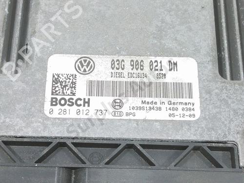 Engine control unit (ECU) VW TOURAN (1T1, 1T2) 1.9 TDI | BP30984596M57 - Image 2