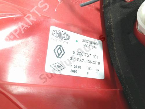 Right taillight RENAULT MEGANE II Saloon (LM0/1_) 1.6 16V (LM1R, LM0C) | BP30633205C35
