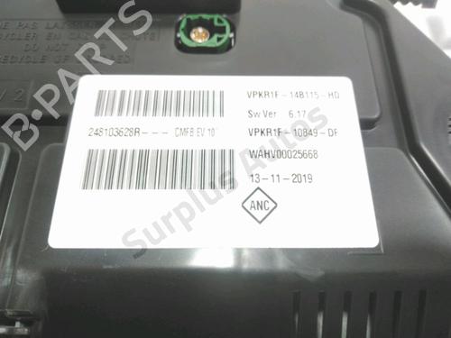 Instrument cluster RENAULT ZOE (BFM_) ZOE (BFMC, BFMD) | BP28230876C47 