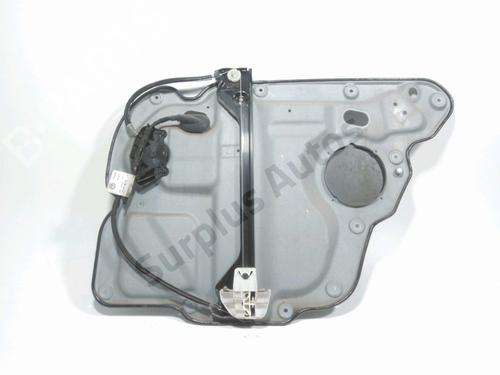 Rudehejsemekanisme venstre bagtil VW TOURAN (1T1, 1T2) 2.0 TDI (140 hp) 30654705