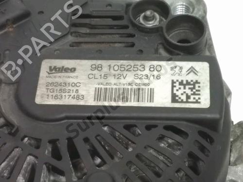 Alternator PEUGEOT 208 I (CA_, CC_) 1.6 HDi / BlueHDi 75 | BP28222726M7 
