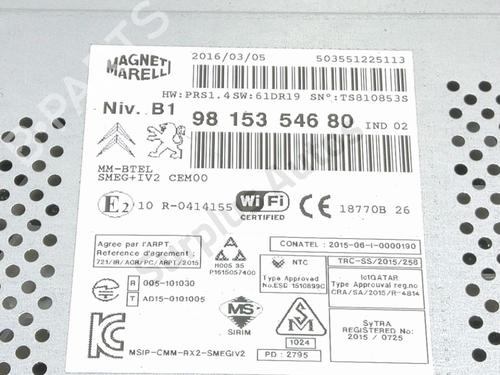 Radio CITROËN C3 II (SC_) 1.2 VTi 82 | BP33231127E6 - Image 2