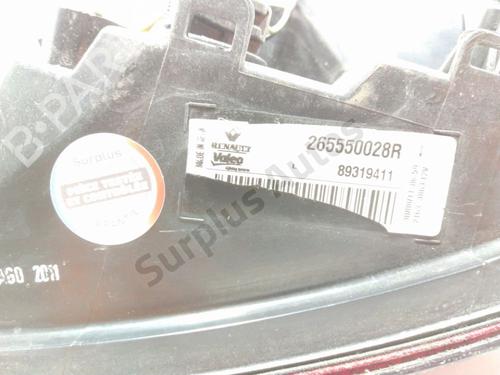 Left tailgate light RENAULT MEGANE III Grandtour (KZ0/1) 1.9 dCi (KZ0J, KZ0N, KZ1S) | BP28268276C79 