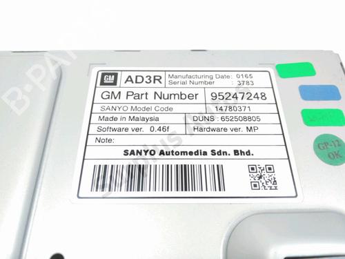 Multifunctionele display OPEL ASTRA J (P10) 1.6 CDTi (68) | BP28229908C48 