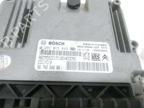 Engine control unit (ECU) PEUGEOT 207 (WA_, WC_) 1.4 HDi | BP30984528M57