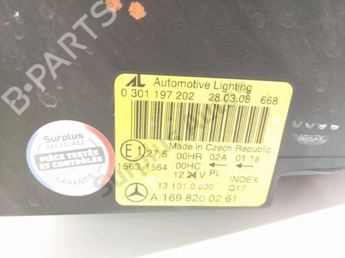 Right headlight MERCEDES-BENZ A-CLASS (W169) A 180 CDI (169.007, 169.307) | BP28266483C29 