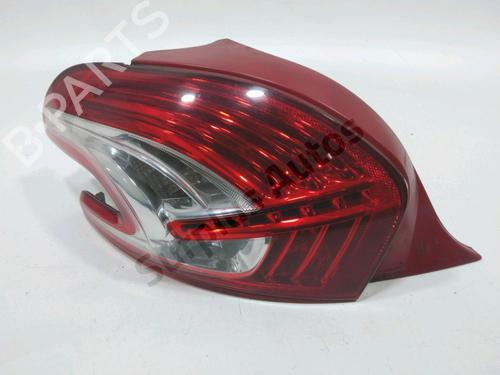 Used Left taillight PEUGEOT 208 I (CA_, CC_) 1.6 HDi (92 hp) 31006821