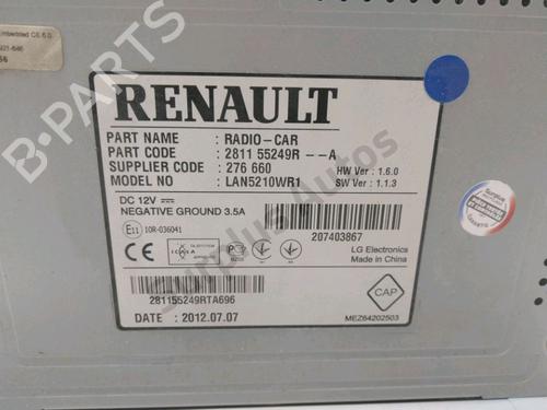 Radio RENAULT CLIO IV (BH_) 1.5 dCi 90 | BP30992114E6
