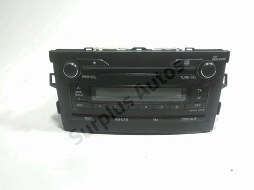 Autoradio TOYOTA AURIS (_E15_) 1.4 D-4D (NDE150_, NDE150R) (90 hp) 31822373