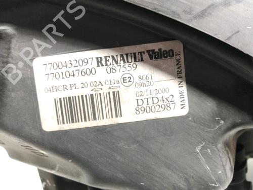 Scheinwerfer rechts RENAULT SCÉNIC I MPV (JA0/1_, FA0_) 1.9 dCi (JA05, JA1F) | BP28266222C29 