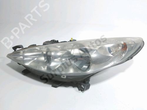 Used Left headlight Left headlight PEUGEOT 207 (WA_, WC_) 1.6 HDi (90 hp) 36519424 36519424