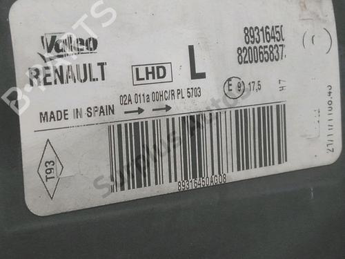 Left headlight RENAULT MODUS / GRAND MODUS (F/JP0_) 1.5 dCi 75 | BP36696042C28 - Image 3