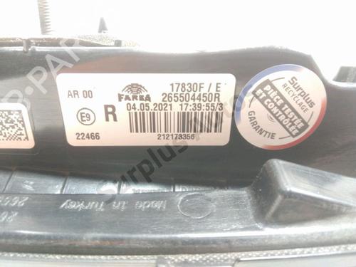 Right tailgate light RENAULT CLIO V (B7_) 1.0 TCe 90 (B7MT) | BP28267516C80 