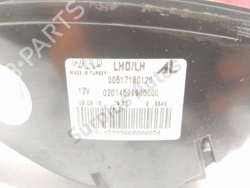 Rear fog light ALFA ROMEO MITO (955_) 1.4 (955.AXB1B, 955.AXU1A) | BP28270627C37 