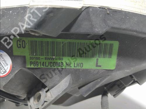 Left headlight HONDA CR-V III (RE_) 2.2 i-CTDi 4WD (RE6) | BP37787124C28 - Image 3