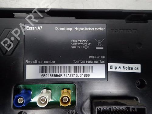 Display monitor RENAULT MEGANE III Grandtour (KZ0/1) 1.5 dCi | BP30990550C48