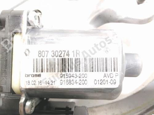 Front right window mechanism RENAULT SCÉNIC III (JZ0/1_) 1.5 dCi | BP30086356C23