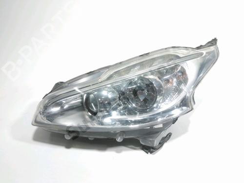 Phare gauche PEUGEOT 208 I (CA_, CC_) 1.4 HDi (68 hp) 31664368